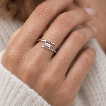 OFICIAA® Caelia Twinlight Ring — worn view