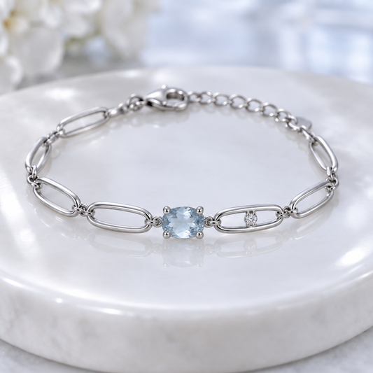 OFICIAA® Mira Halo Current Bracelet — hero view